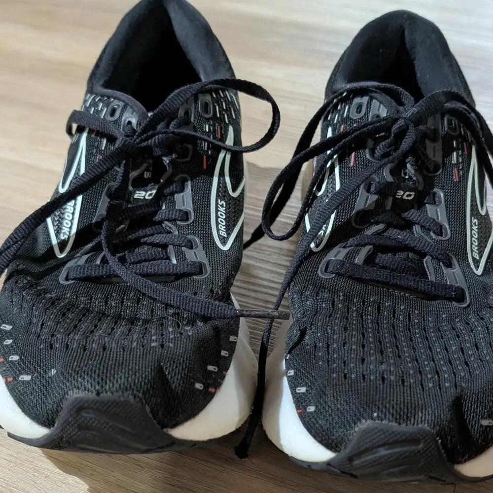 Brooks | Glycerin GTS 20 Black Red Opal Running Shoes | Women's Size 9.5